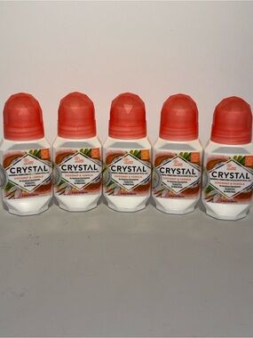 NIB Crystal Coconut & Vanilla Mineral Roll-On Deo Lot of 5